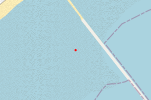 A map showing the Blyth beach stretch plotted on it