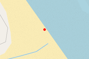Map showing Cresswell Foreshore