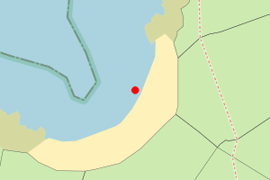 Map showing Porth Solfach (Bardsey)