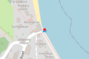 Map showing Seagrove Bay