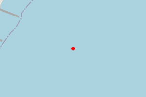 Map showing Selsey East Beach 1