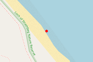 Map showing St Combs Beach