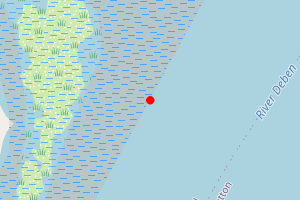 Map showing Pinmill/Waldringfield