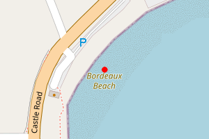 Map showing Bordeaux Bay