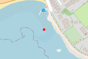 Map showing Old Town Bay