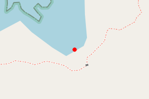 Map showing Porth Ychain