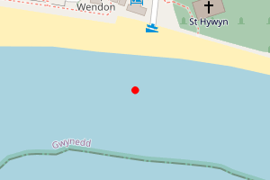 Map showing Aberdaron