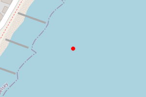 Map showing Selsey East Beach 7