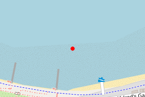 Map showing St Mildreds Bay