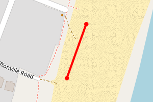 Map showing Pakefield