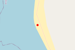 Map showing Sgeir an Roin (beach adjacent to)