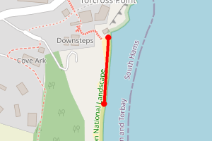 Map showing Torcross Point