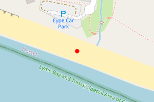 Map showing Eype Mouth