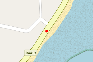 Map showing Tal-y-Foel
