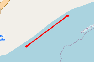 Map showing Dingieshowe