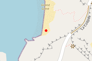 Map showing Grande Greve