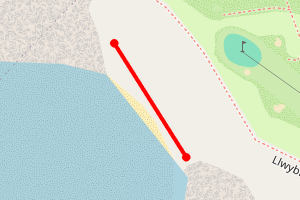 Map showing Pink Bay