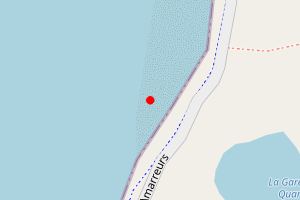 Map showing Les Amarreurs & L'Islet