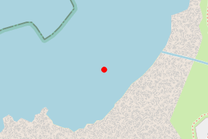 Map showing Bassets Cove