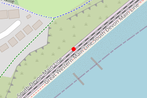 Map showing Langdon