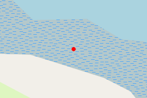 Map showing Erskine Beach