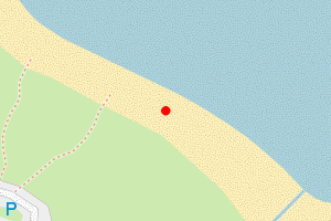 Map showing Bamburgh, North of Mill Burn