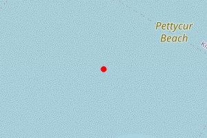 Map showing Pettycur Bay