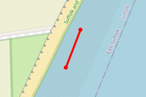 Map showing Covehithe (North)