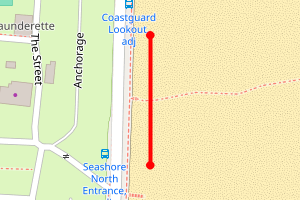 Map showing Great Yarmouth North