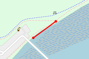 Map showing Egmont Bight