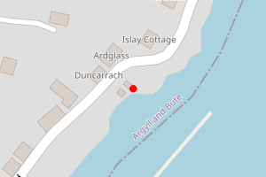 Map showing Tarbert Harbour