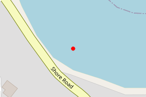 Map showing Stroul Bay