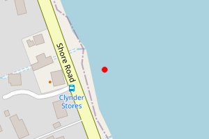 Map showing Clynder Burn