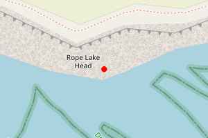 Map showing Kimmeridge Ledges