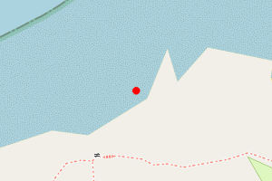 Map showing Porth Colman North