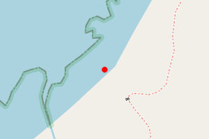 Map showing Porth Ychain to Penllech