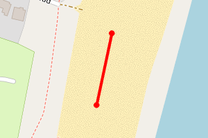 Map showing Kessingland to Pakefield