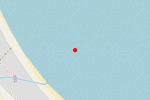 Map showing Lunan Bay South