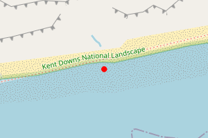 Map showing Samphire Hoe