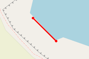 Map showing Jackson Bay South