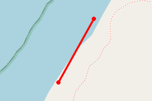 Map showing Towyn North (Sewer)