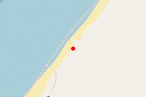 Map showing Penllech Middle (East)