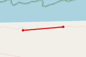 Map showing Cwmistir Cove South