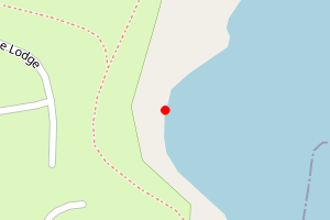 Map showing Porth Fechan, Hafan Y Mor