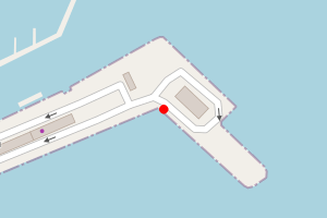 Map showing Campbeltown beach