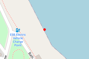 Map showing Portrush Nature Reserve Beach