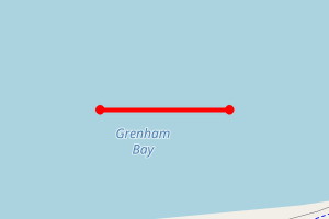 Map showing Grenham Bay