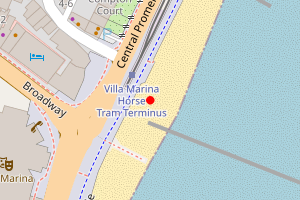 Map showing Douglas Bay