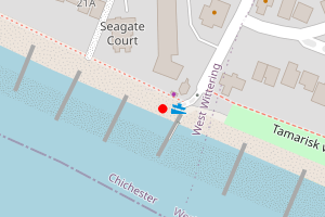 Map showing East Wittering: Big Beach Clean-up