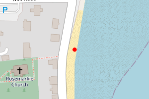 Map showing RoseMarkie: Big Beach Clean-up